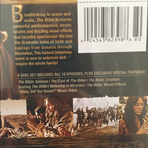 NWT The Bible - Epic Mini Series Blue Ray Collection - Picture 3 of 5